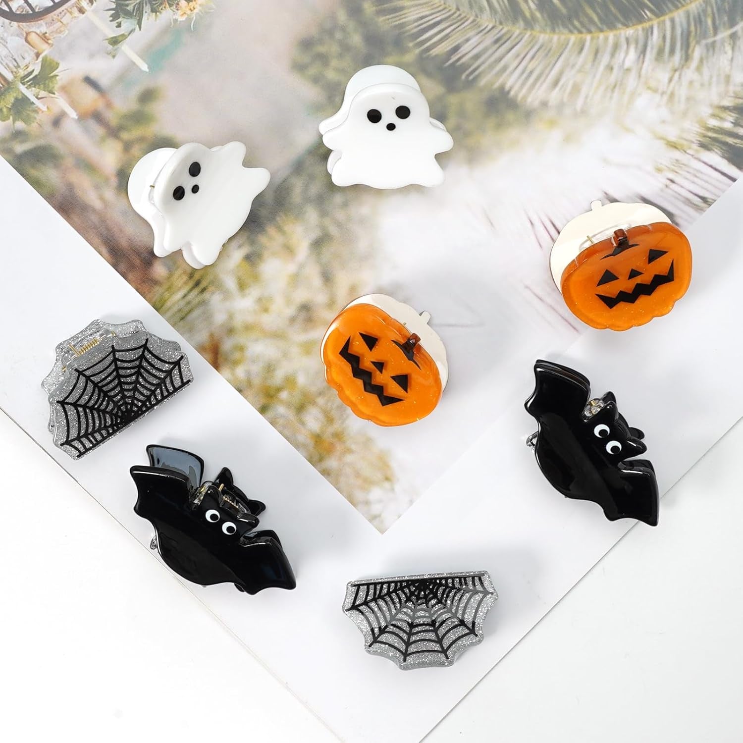 Mini Halloween Hair Claw Clips 
