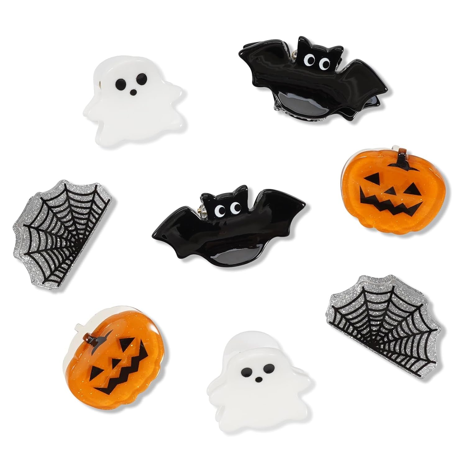 Mini Halloween Hair Claw Clips 