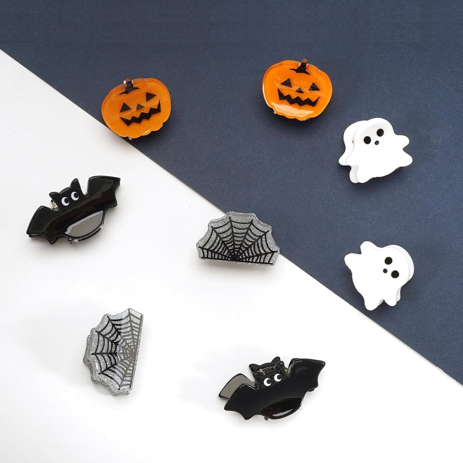 Mini Halloween Hair Claw Clips 
