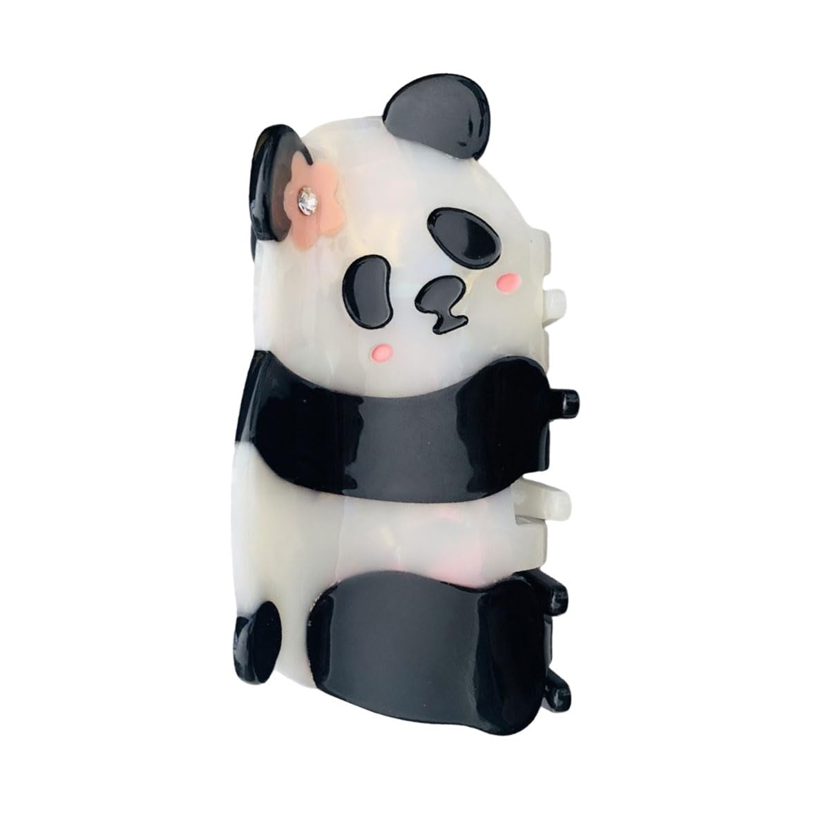 Honey Panda Hair Clip,Acetate Claw Clips,Hair Clips for Women