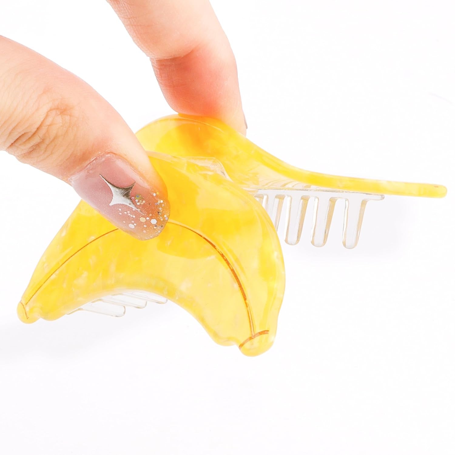 Banana Claw Clips, Stylish Women'S Fruit Claw Clip for Thin Hair Small Claw Clips for Women Fashionable Hair Accessory Deal for Girls